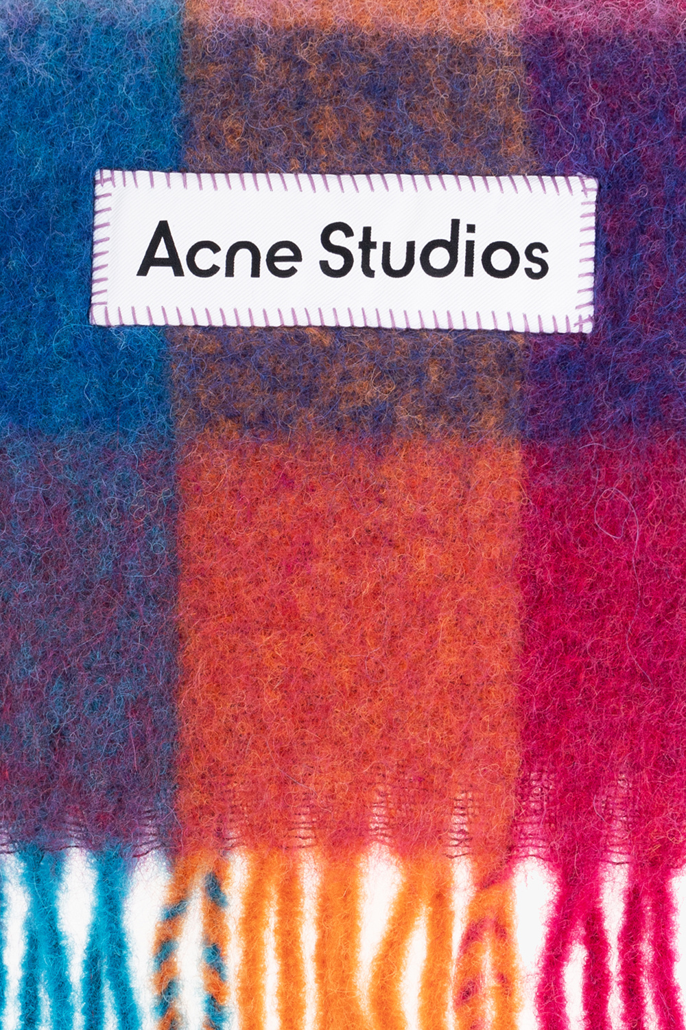 Checked scarf Acne Studios - SchaferandweinerShops TW